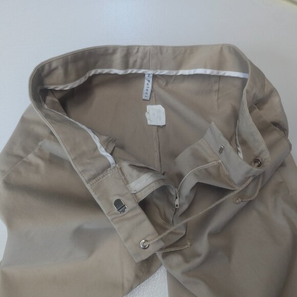 Poleci Size 2 Khaki Silk and Cotton Pants - Picture 16 of 16